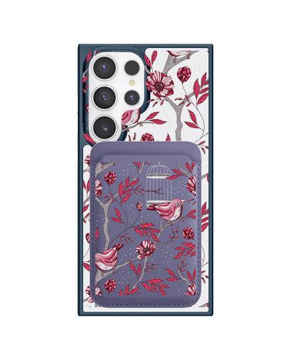 Android Magnetic Wallet Case - Lovebird 11.0
