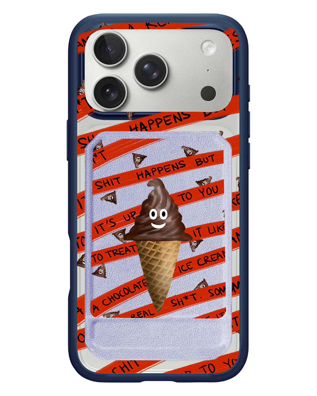 iPhone Magnetic Multifold Wallet - Oh..Shit Happens