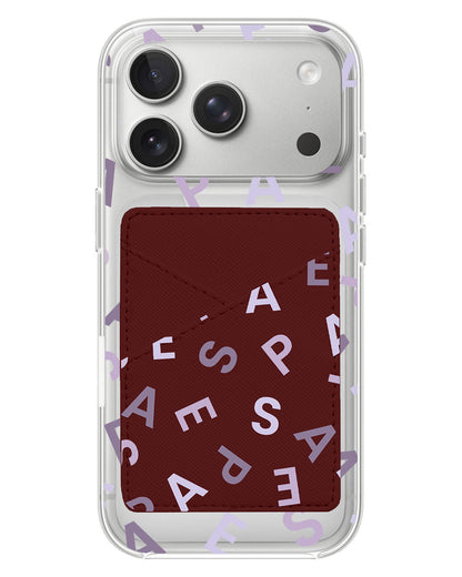 iPhone Phone Wallet Case - Aespa Monogram