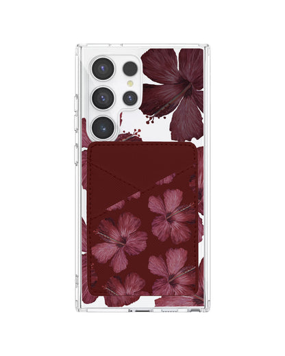Android Phone Wallet Case - Hibiscus