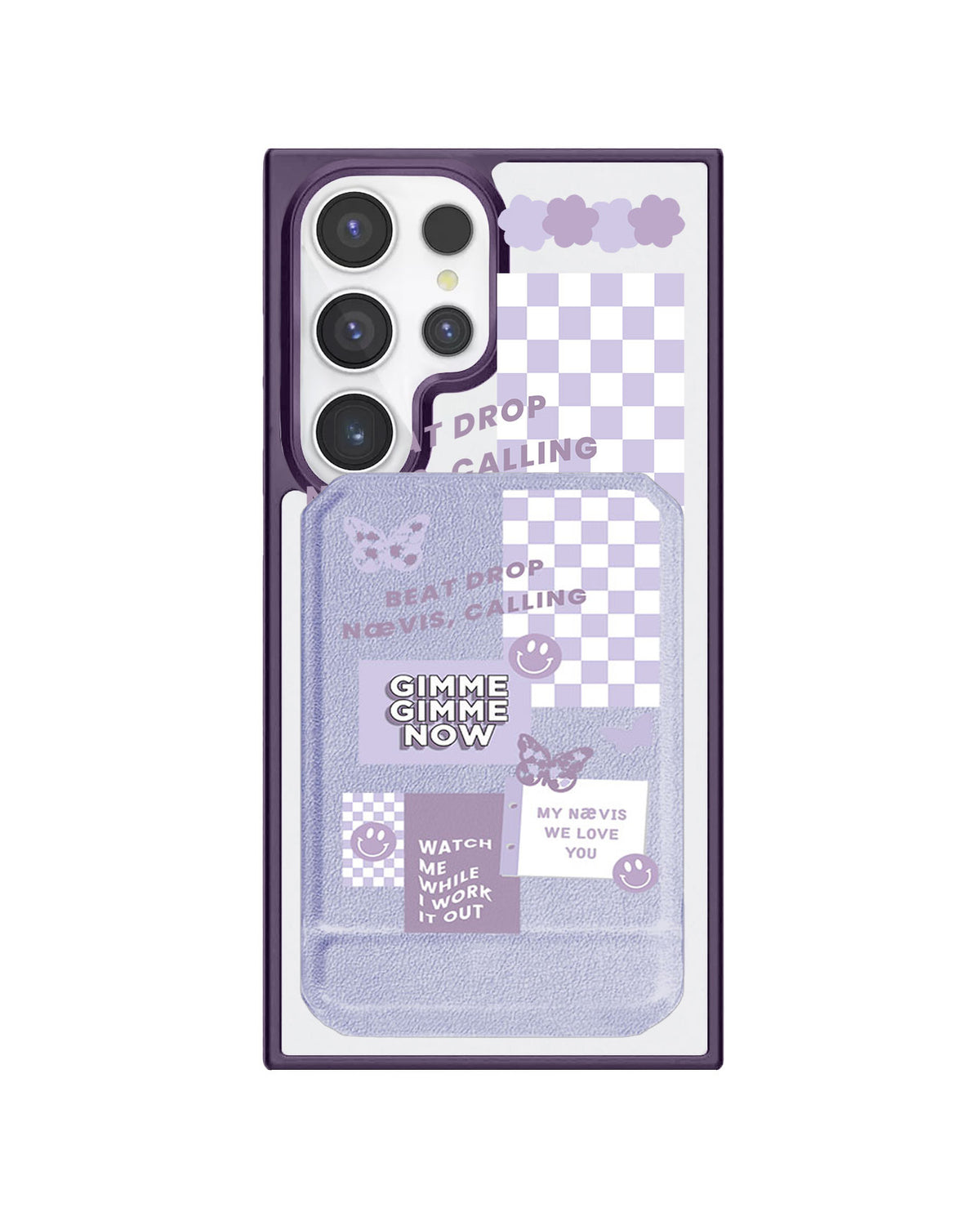 Android Magnetic Multifold Wallet - Aespa Sticker Pack
