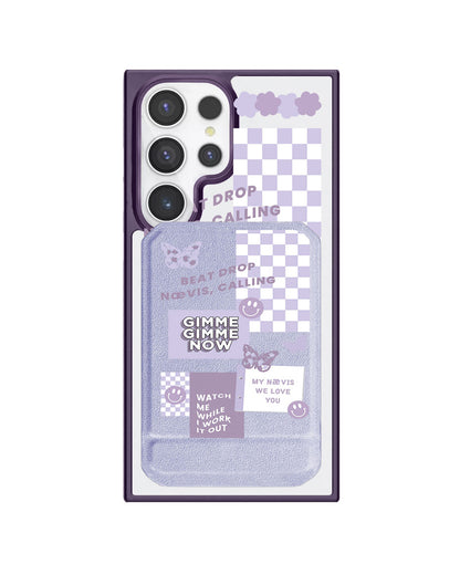 Android Magnetic Multifold Wallet - Aespa Sticker Pack