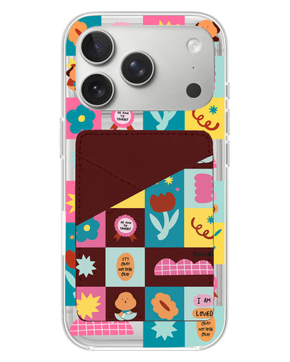 iPhone Phone Wallet Case - Selflove Cubicle