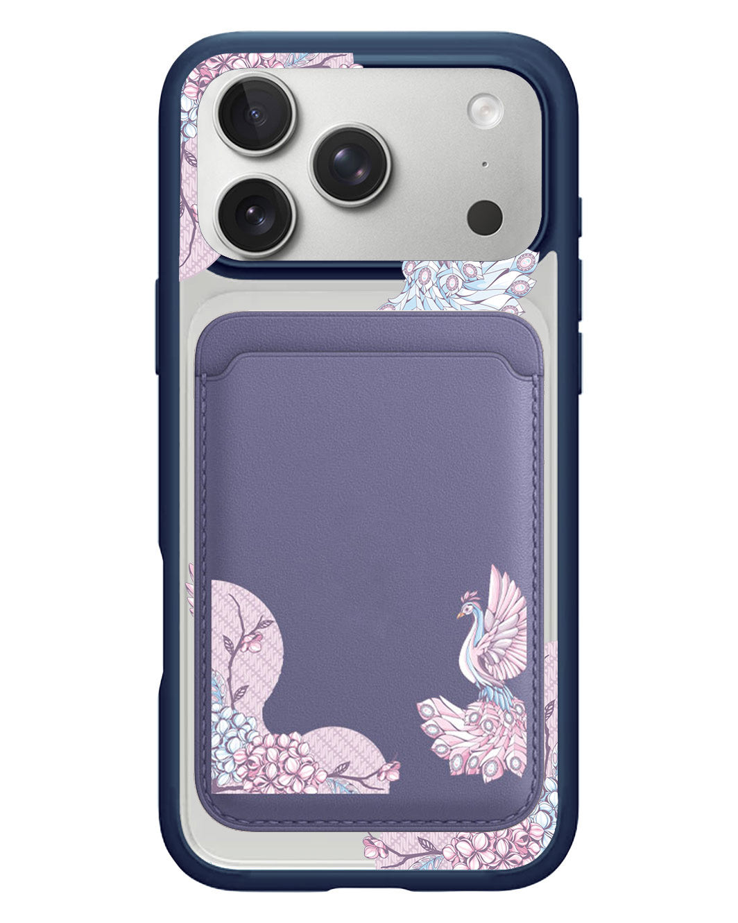 iPhone Magnetic Wallet Case - Peacock 1.0