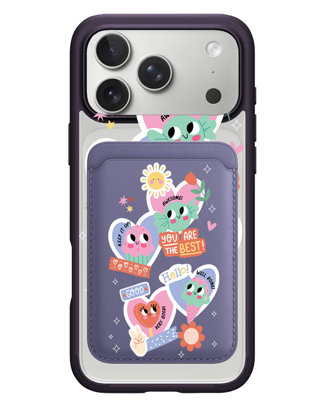 iPhone Magnetic Wallet Case - Dessert Party