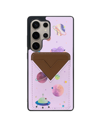 Android Avant Wallet Case - Pink Planet