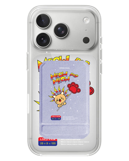 iPhone Magnetic Multifold Wallet - Meow Pop 2.0