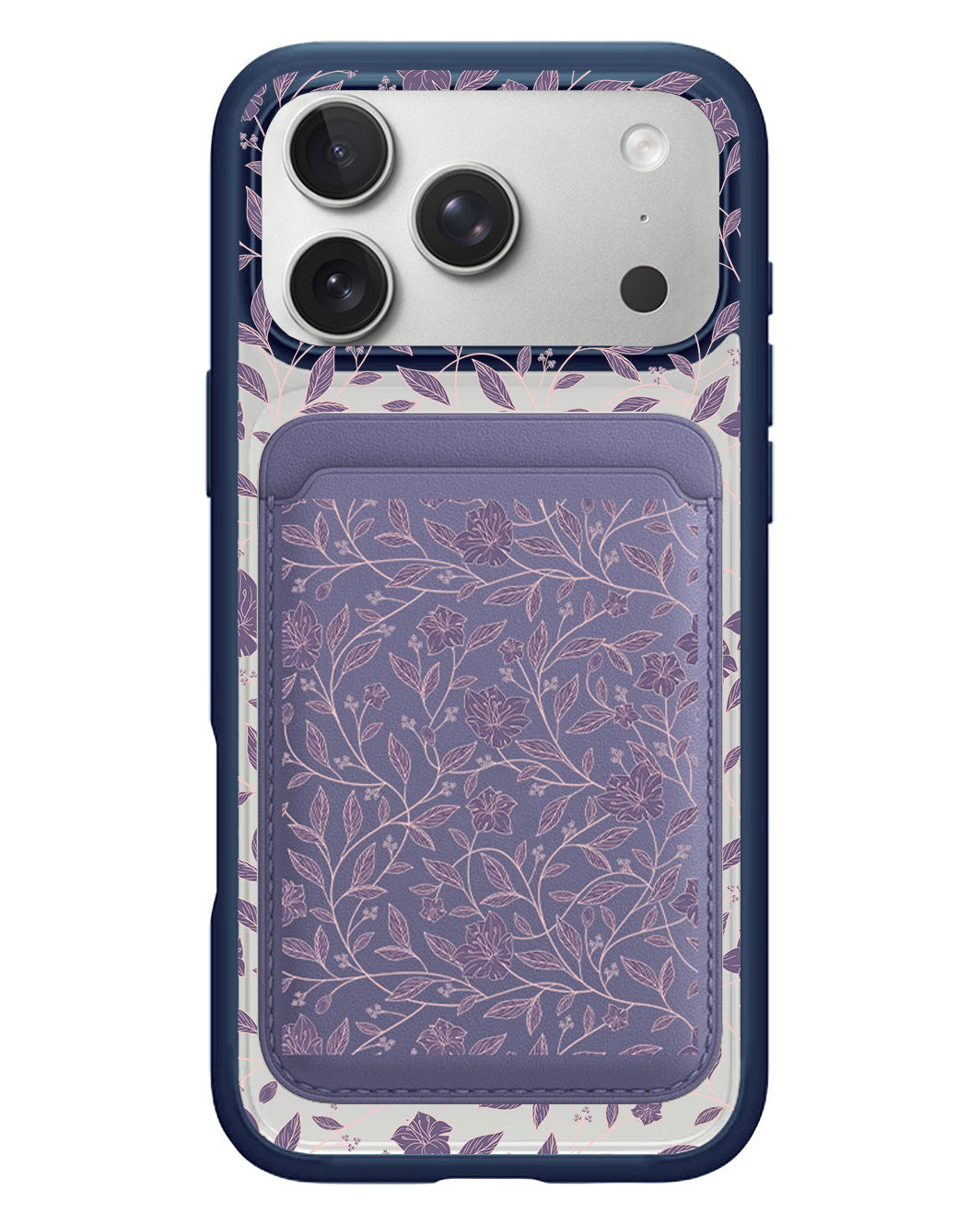 iPhone Magnetic Wallet Case - Sketchy Flower 4.0