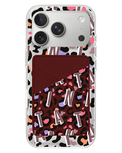 iPhone Phone Wallet Case - Leopard Monogram 5.0