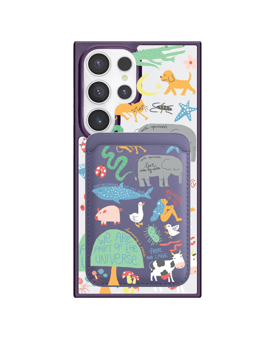 Android Magnetic Wallet Case - Equality