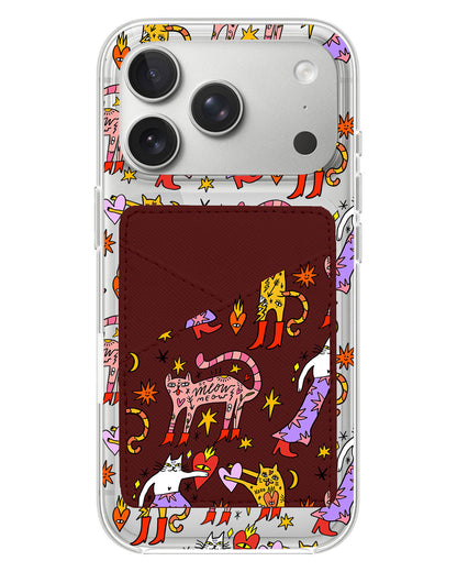 iPhone Phone Wallet Case - Meow