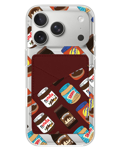 iPhone Phone Wallet Case - Choco Spread