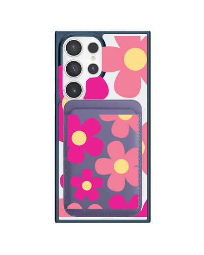 Android Magnetic Wallet Case - Daisy Delight