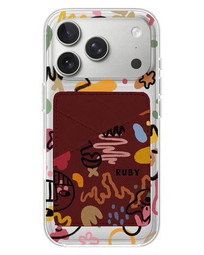 iPhone Phone Wallet Case - Abstract 3.0