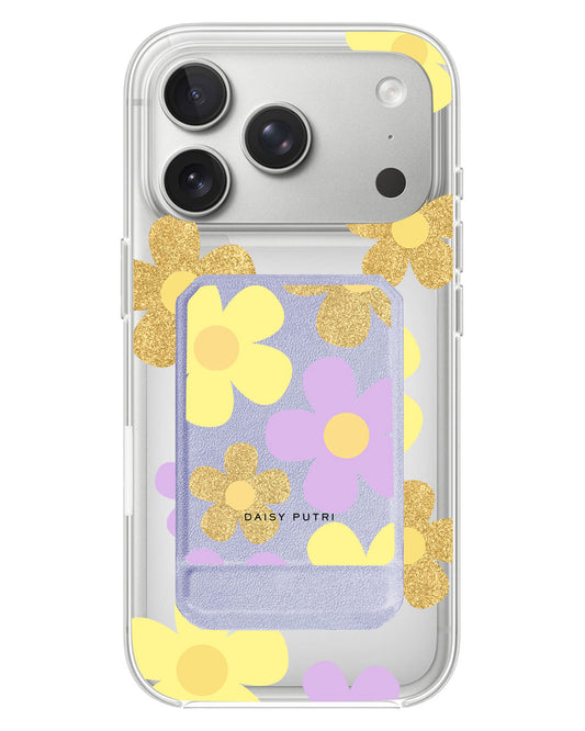 iPhone Magnetic Multifold Wallet - Daisy Twinkle