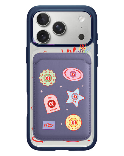 iPhone Magnetic Wallet Case - Itzy Sticker Pack