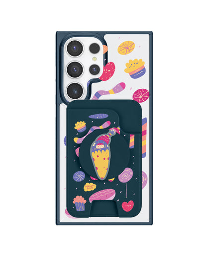 Android Magpop Wallet - Dessert Doodle
