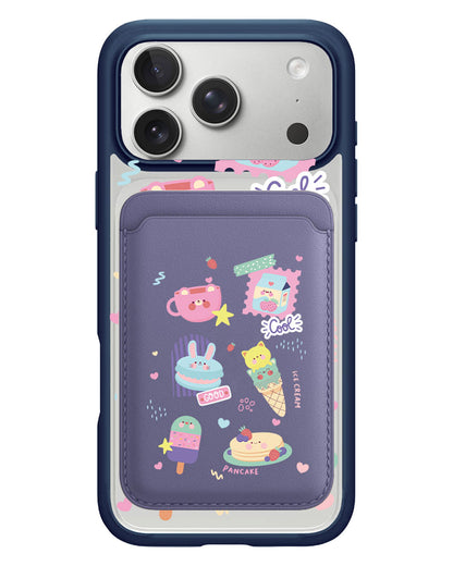 iPhone Magnetic Wallet Case - Sweet Cafe