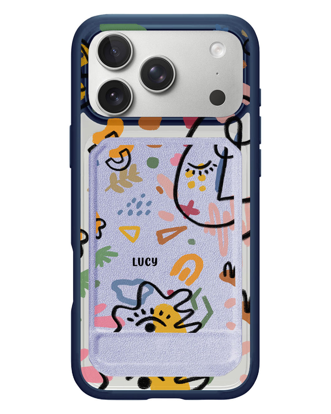iPhone Magnetic Multifold Wallet - Abstract 5.0