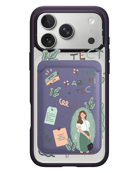 iPhone Magnetic Wallet Case - INTJ