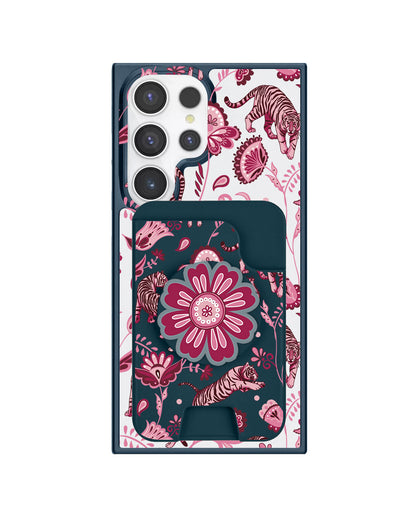 Android Magpop Wallet - Tiger & Floral 2.0