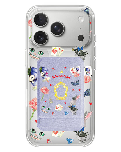 iPhone Magnetic Multifold Wallet - Wonderland 2