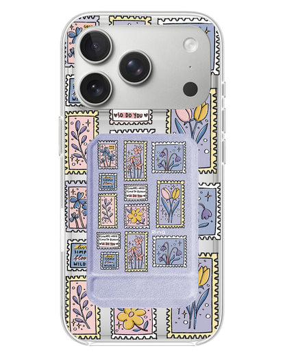 iPhone Magnetic Multifold Wallet - Time To Bloom