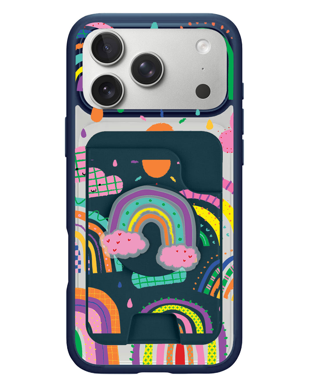 iPhone Magpop Wallet - Rainbow