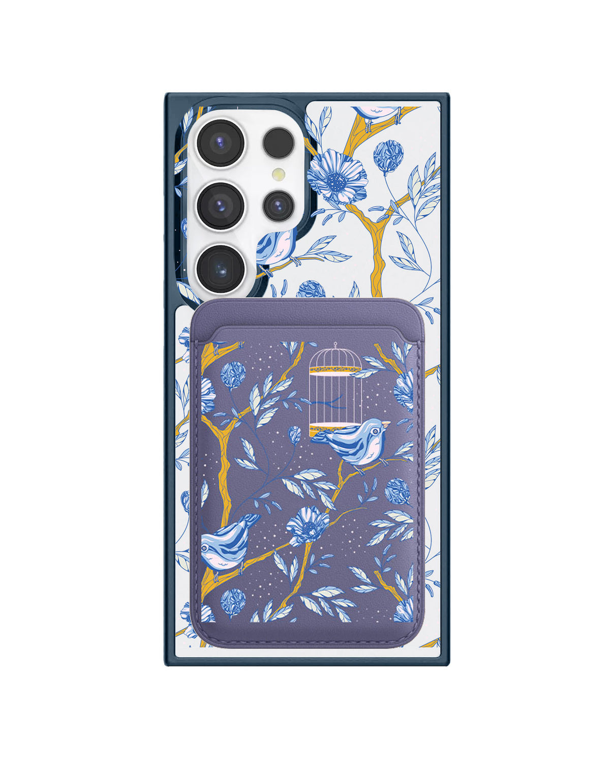 Android Magnetic Wallet Case - Lovebird 10.0