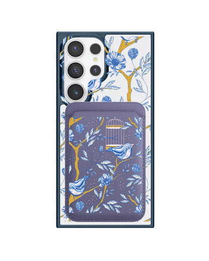 Android Magnetic Wallet Case - Lovebird 10.0