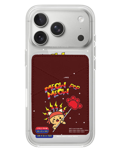 iPhone Phone Wallet Case - Meow Pop 1.0