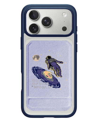 iPhone Magnetic Multifold Wallet - Out Of This World