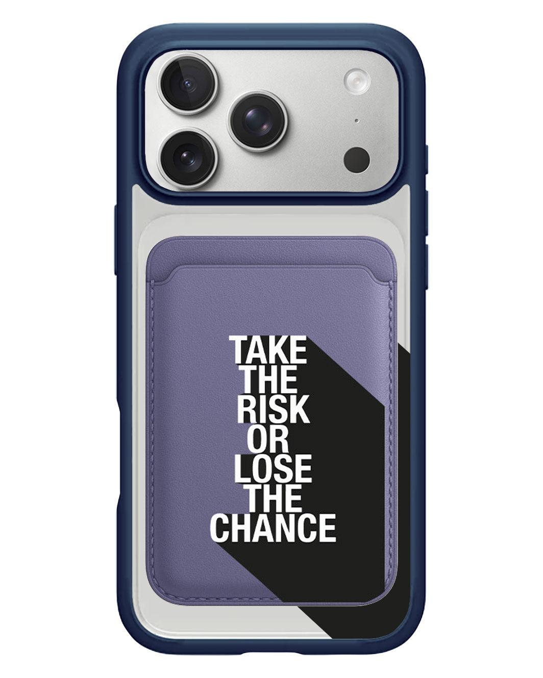 iPhone Magnetic Wallet Case - Take the Risk