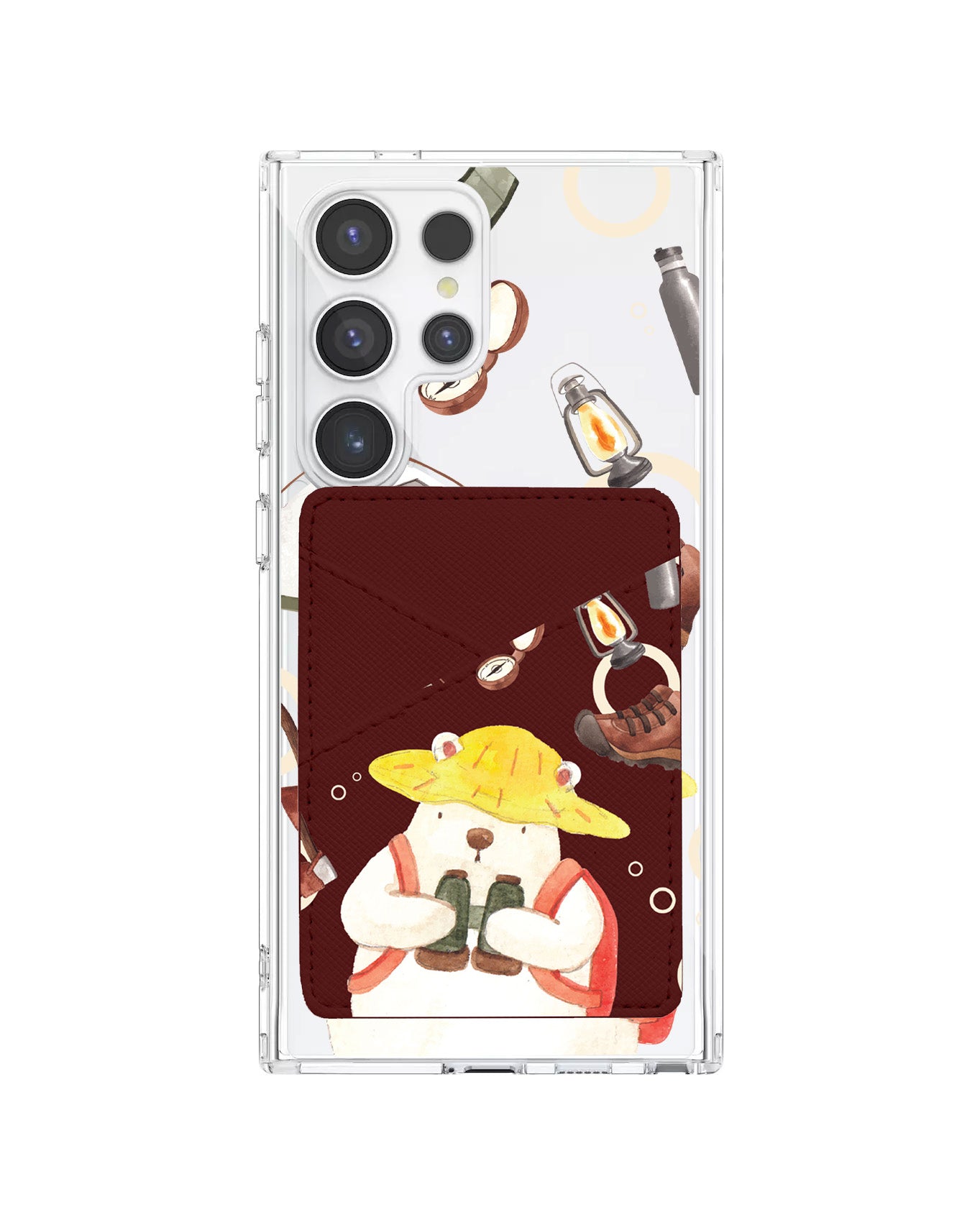 Android Phone Wallet Case - Advanture of Bear