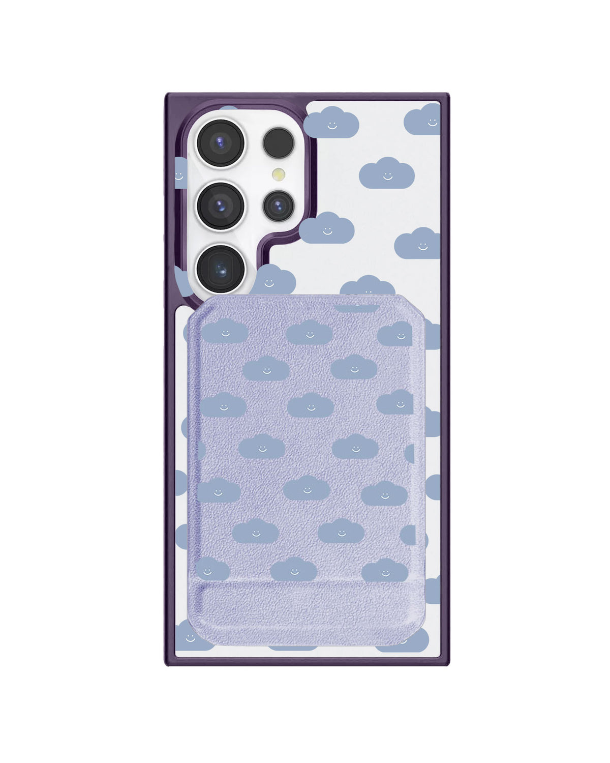 Android Magnetic Multifold Wallet - Dark Cloud