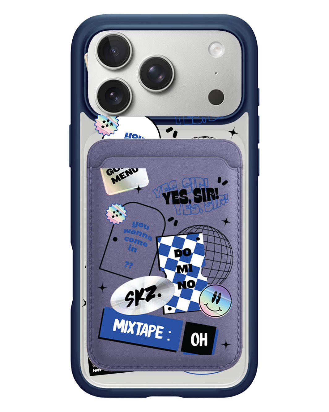 iPhone Magnetic Wallet Case - Stray Kids Sticker Pack