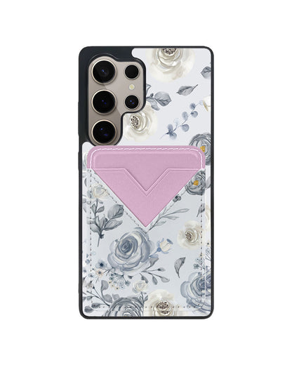 Android Avant Wallet Case - Blue Rose