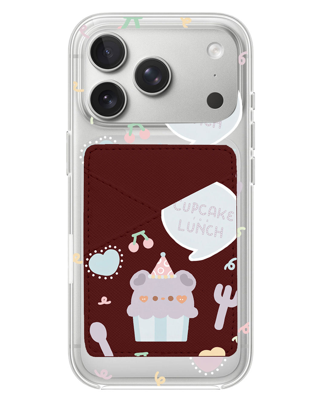 iPhone Phone Wallet Case - Cupcake