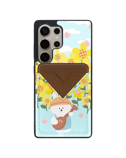 Android Avant Wallet Case - Bunny Ukulele