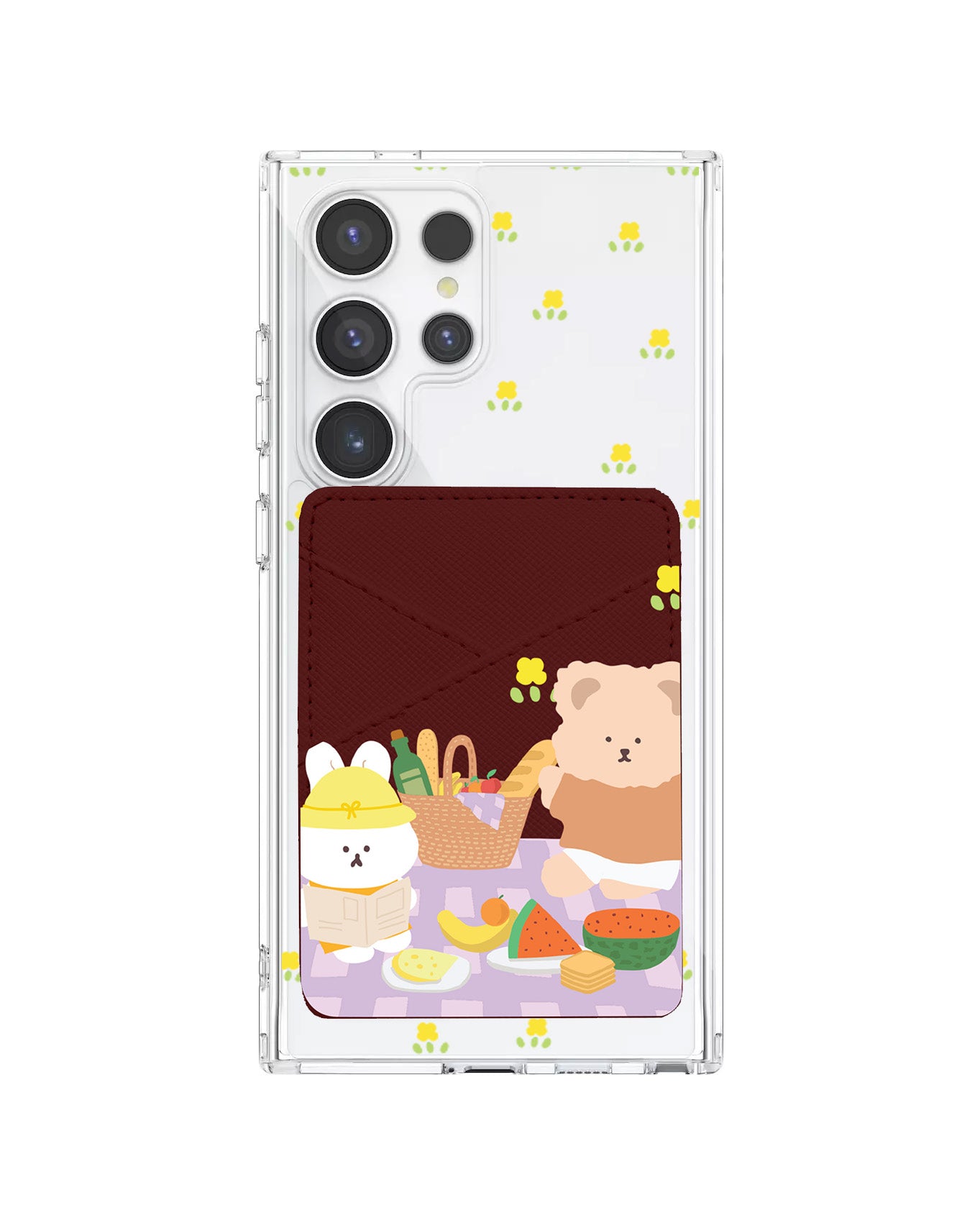 Android Phone Wallet Case - Picnic Lilac