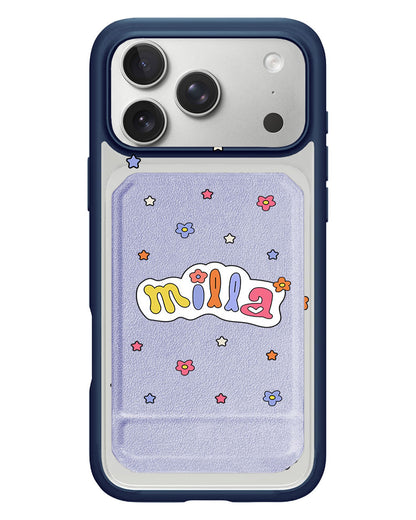 iPhone Magnetic Multifold Wallet - Adorable Monogram 5.0