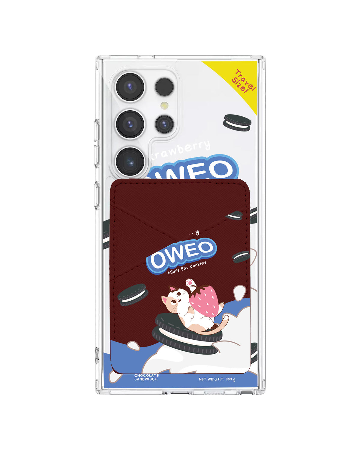 Android Phone Wallet Case - Oweo Cat