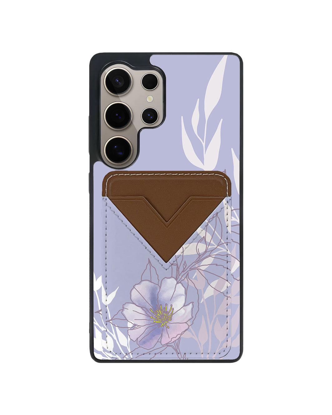 Android Avant Wallet Case - Purple Lily