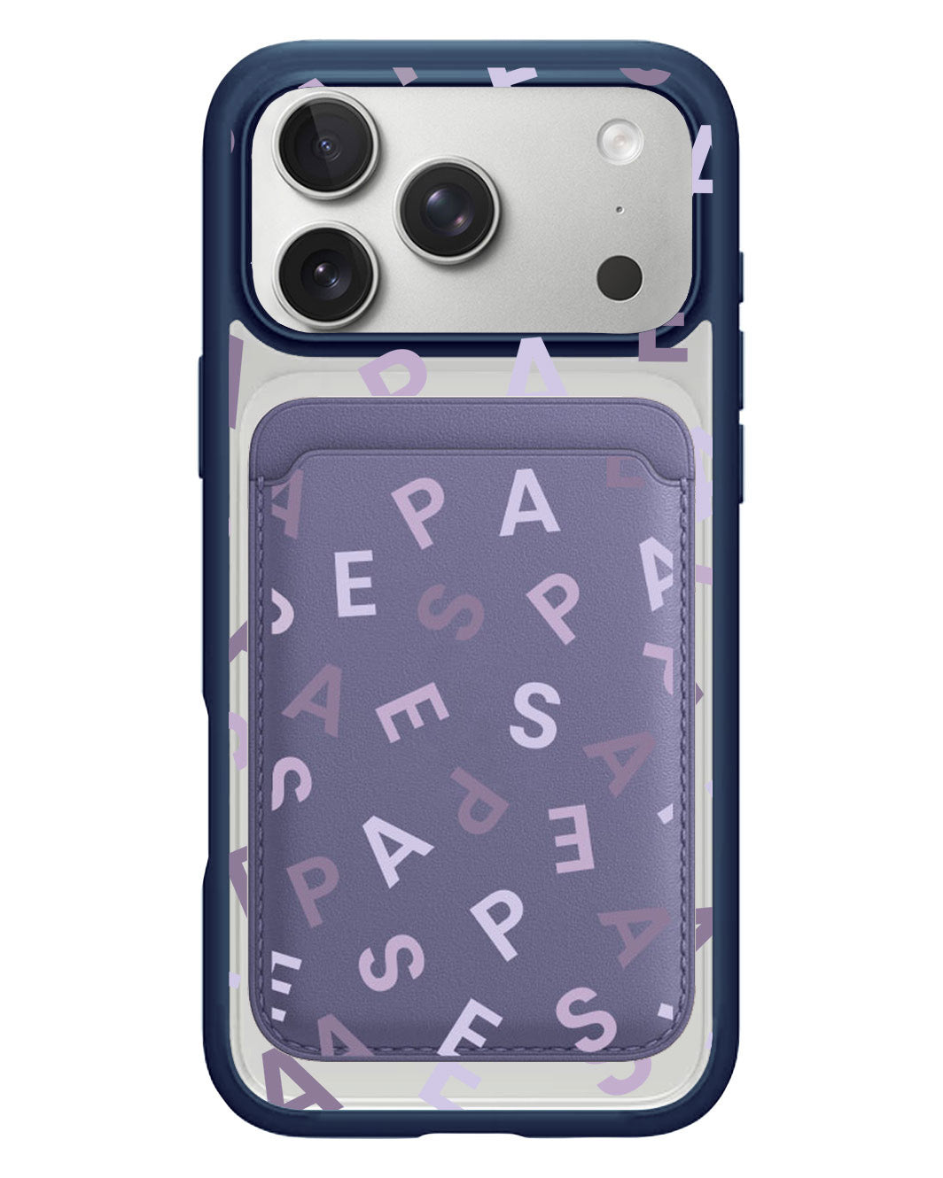 iPhone Magnetic Wallet Case - Aespa Monogram