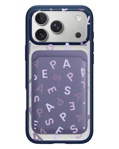 iPhone Magnetic Wallet Case - Aespa Monogram