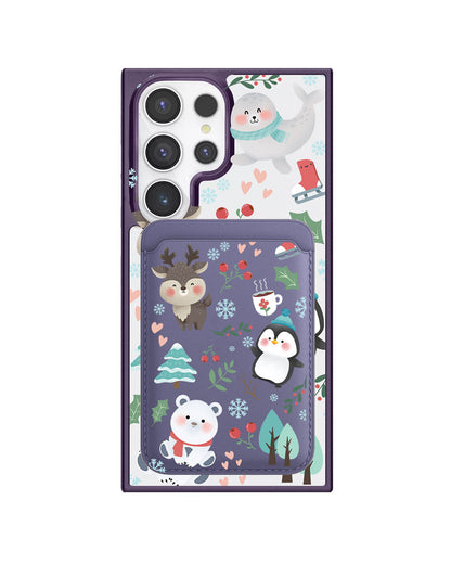 Android Magnetic Wallet Case - Winter