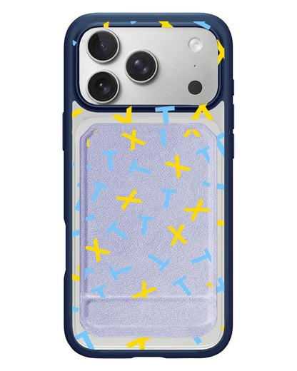 iPhone Magnetic Multifold Wallet - TXT Monogram