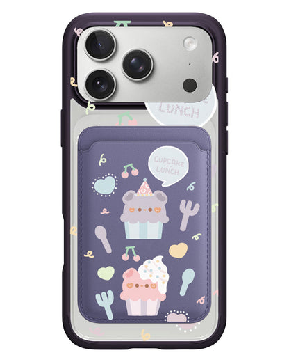 iPhone Magnetic Wallet Case - Cupcake