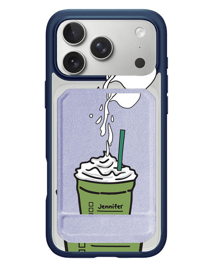 iPhone Magnetic Multifold Wallet - Frappe Matcha