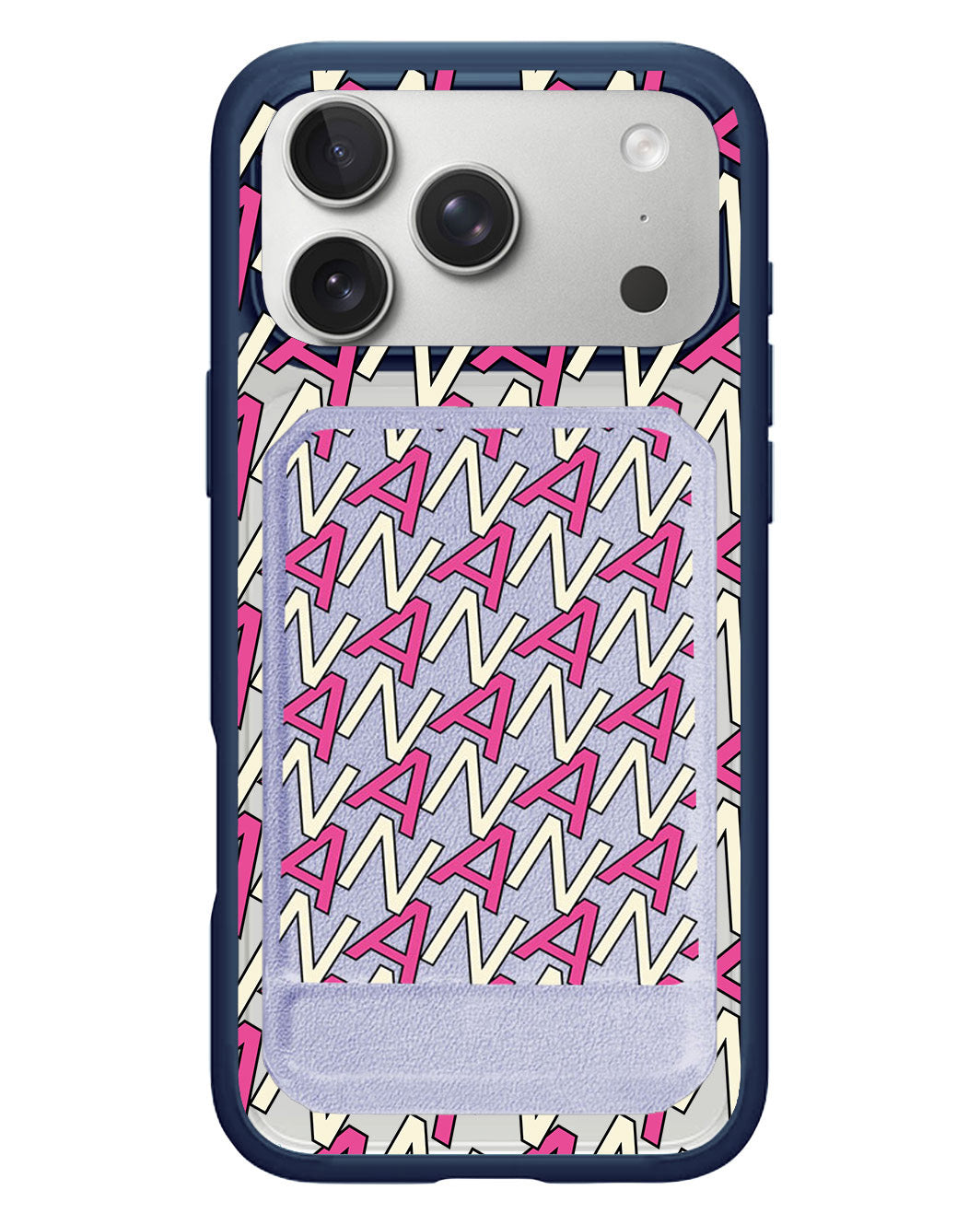 iPhone Magnetic Multifold Wallet - Initial Monogram 6.0